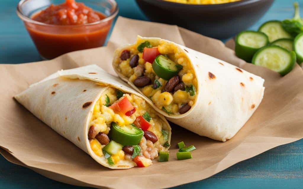 Quick and Healthy Breakfast Burritos