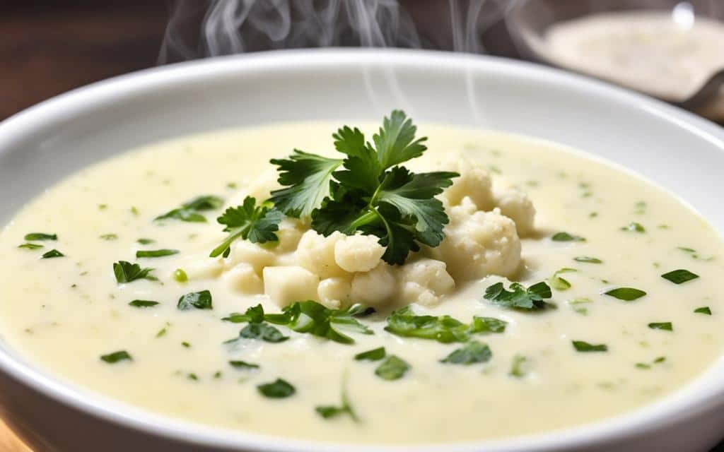 Cauliflower Leek Soup